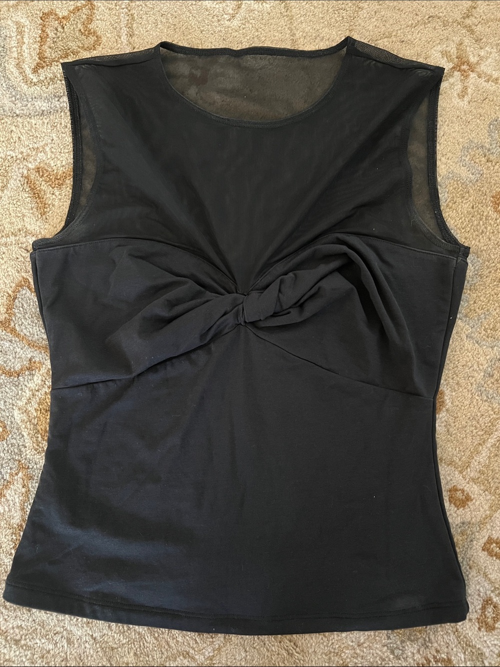 Abercrombie Twist Front Mesh Tank